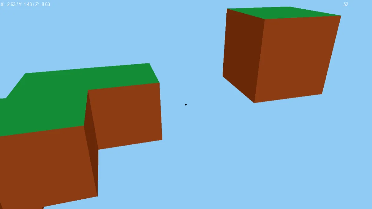 PyBlock-3D block-based world rendered in Pygame